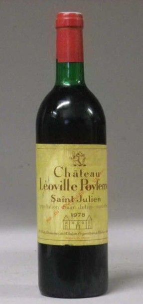 null 1 Bouteille CHÂTEAU LEOVILLE POYFERRE 1978 - St. Julien Niveau bas goulot.