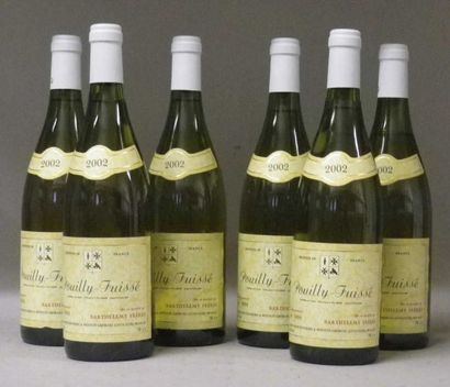 null 6 Bouteilles POUILLY FUISSE 2002 - Barthelemy