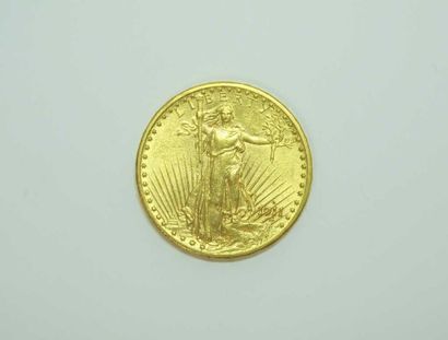 null 20 Dollars or américains Liberty, année 1911 S.
Poids 33,4 g