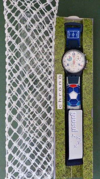 SWATCH SWATCH chronometer Gooal 1997 présentée dans un filet