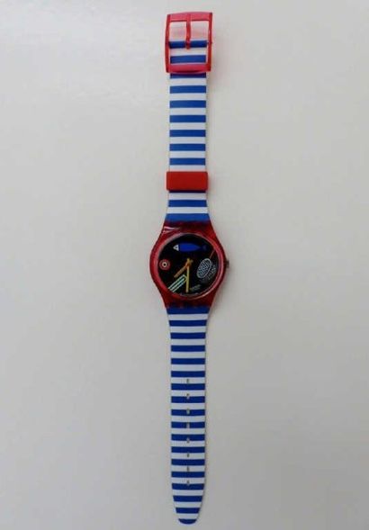 SWATCH SWATCH montre Fritto Misto 1992 (thème la pêche)