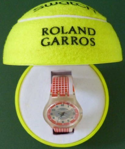 SWATCH SWATCH Roland Garros 2008 montre dans une balle dans emballage carton d'o...