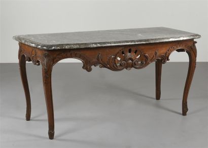 Table console de forme rectangulaire en bois...