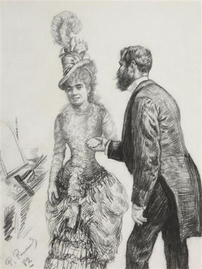 null Charles Paul RENOUARD (1845-1924). La loge de l'Opéra Garnier, la transformation...