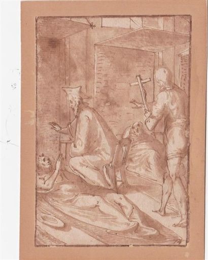 Giovanni GUERRA (1544-1618). Deux dessins...