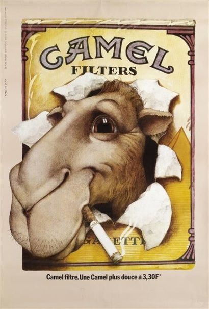 null NICK PRICE. CAMEL FILTER CIGARETTES 1976. 120 x 160 cm, non entoilée. 