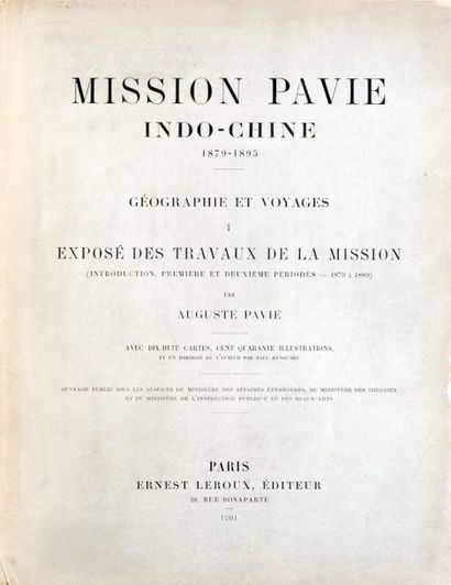 AUGUSTE PAVIE (Attention la description de ce lot est modifiée par rapport au catalogue...