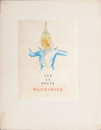 1929 Roland DORGELES SUR LA ROUTE MANDARINE Eaux-fortes en couleurs et dessins de...