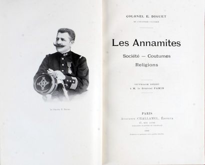 1906 LES ANNAMITES SOCIETE - COUTUMES - RELIGIONS Paris, A.Challamel, Editeur, 1906.
Volume...