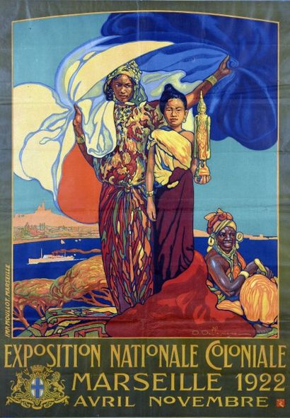 null Affiche Exposition Nationale Coloniale de Marseille (1922)
Illustration de David...