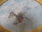 J.MAZEROLLE Nuée céleste Huile sur toile Signée en à droite 52 x 37 cm
