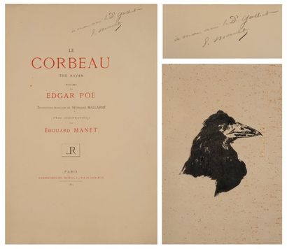 MALLARMÉ Poe - Le corbeau. the raven, poème par Edgar Poë. Traduction française de...