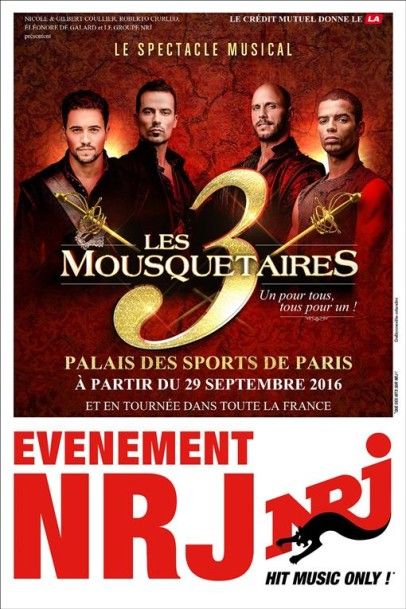 null Maryam SALEHI 4 places pour la comédie musicale « Les 3 Mousquetaires » au palais...
