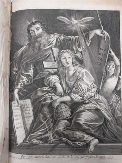 null Antoine GIRARD (père). Les peintures sacrées sur la Bible, in folio. Paris,...