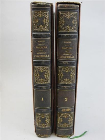 null BOSSUET. Deux volumes, discours sur l'histoire naturelle