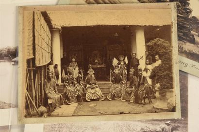 null 1880 Un ensemble de 22 photographies d'Indochine. (Photographes anonymes entre...