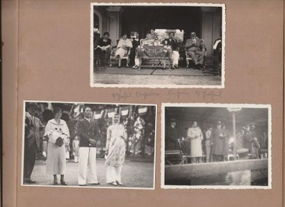 null 1936 Trois albums photographiques provenant des archives familiales du Résident...