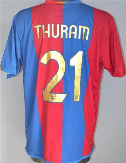null Lilian THURAM n°21. Maillot réplica du FC Barcelone pour la saison 2006-2007...