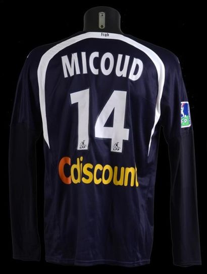 null Johan MICOUD n°14. Maillot avec les Girondins de Bordeaux pour la saison 2006-2007...