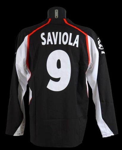 null Javier SAVIOLA n°9. Maillot de l'AS Monaco pour la Ligue des Champions 2004-2005....