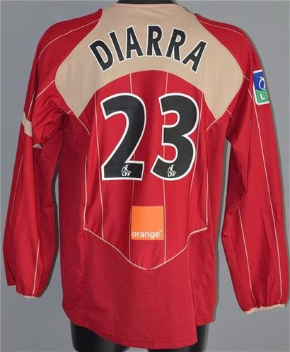 null Alou DIARRA n°23. Maillot du RC Lens pour la saison 2004-2005 de Ligue 1. Arrivé...