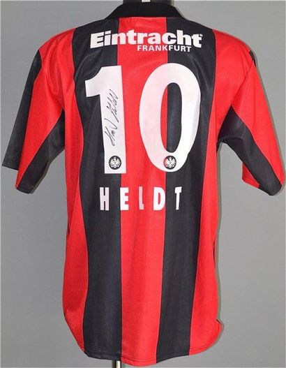 null Horst HELDT n°11. Maillot replica pour le centenaire (1899-1999) de l'Eintracht...