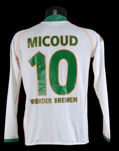 null Johan MICOUD n°10. Maillot du Werder Bremen pour la Ligue des Champions 2004-2005....