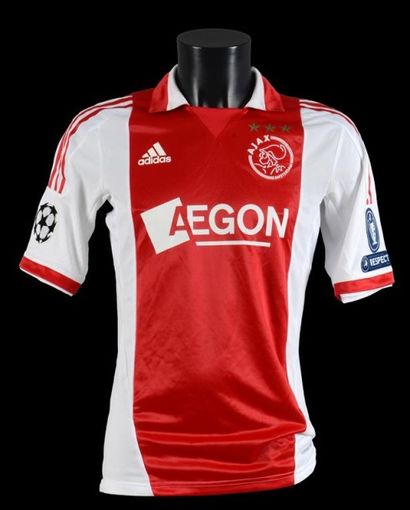 null Nicolas LODEIRO n°18. Maillot de l'Ajax Amsterdam pour la Ligue des Champions...