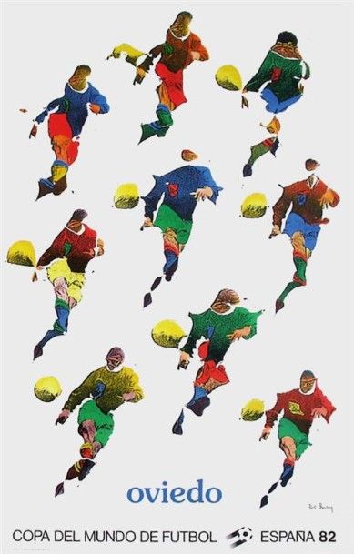 Copa del Mundo de Futbol Espana 1982 12 Affiches...
