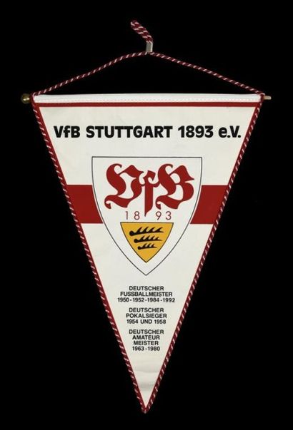 null Didier SIX n°11. Maillot porté avec le VFB Stuttgart durant le championnat allemand...
