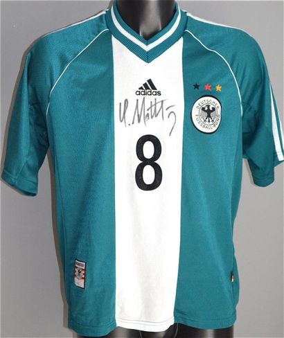 null Lothar MATTHÄUS n°8. Maillot de l'équipe d'Allemagne pour les saisons internationales...