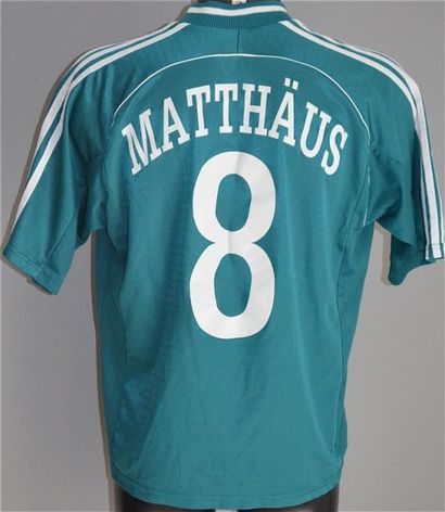 null Lothar MATTHÄUS n°8. Maillot de l'équipe d'Allemagne pour les saisons internationales...