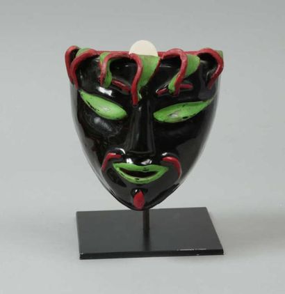 GUEDEN Colette (1905-2000) Applique masque...