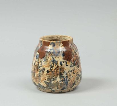 LANGLADE Jean (1879-1928) Vase conique tronqué...