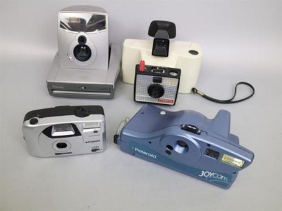 null Lot de 4 Polaroid : Joycam, Polaroid Land Camera SWINGER model 20, Polaroid...
