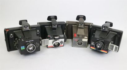 null Lot de 4 Polaroid : Polaroid EE66. Polaroid Colorpack 80. Polaroid Instant 30,...
