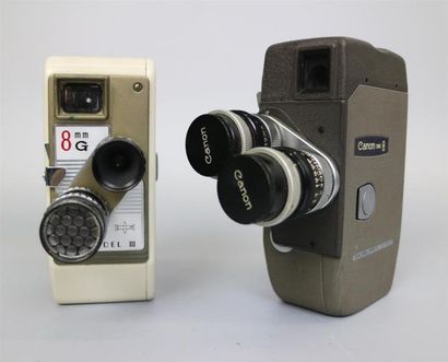 null Lot de 2 caméras : Mamiya Camera Model III 8G, en l'état, objectif F1.9 13 mm,...
