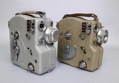 null Lot de 2 caméras 9,5 mm : Camex Ercsam, type GS, objectif Som Berthiot Cinor...