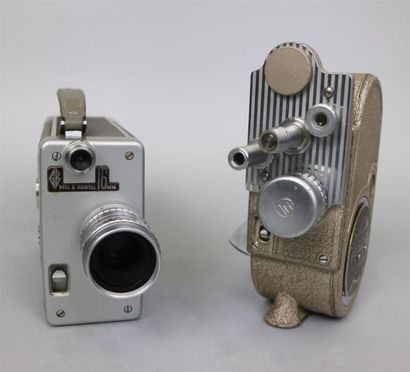 null Lot de 2 caméras : Bell & Howell, Double run eight 605. Bell & Howell 16 mm,...