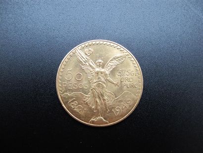 null Une monnaie de 50 Pesos or, Mexique, année 1946. 

