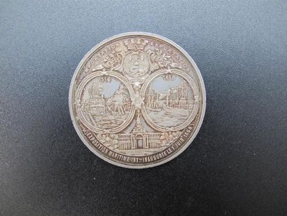 null IInd EMPIRE. Exposition maritime internationale du Havre. Médaille. Hamel. Paris....