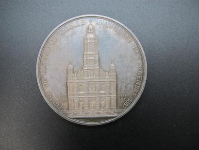 null NAPOLEON III. Médaille.Borrel.1867. Inauguration de l'église de la Sainte-Trinité....