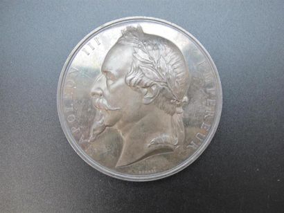 NAPOLEON III. Médaille.Borrel.1867. Inauguration...