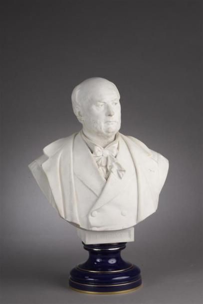 null SEVRES.
Jules GREVY (1807-1891), président de la République française.
Buste...