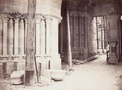 null Charles MARVILLE (1813-1879). Cathédrale de Moulins, Narthex, 2 Juillet 1869....