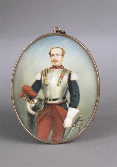 null Carlo JEANNERAT (Bologne, 1875 - après 1957). Portrait présumé d'Adolphe-Léopold...