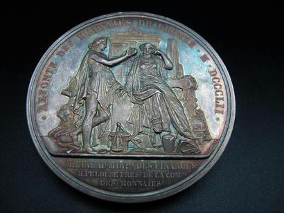 NAPOLEON III (1852-1870). Médaille. Dantzell....