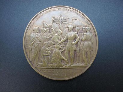 null NAPOLEON III. Médaille.Rf. Merley.1865, Voyage en Algérie. Tête laurée à g....