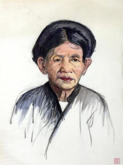 Marie-Joséphine GIROUD (1873-1962). Portrait...