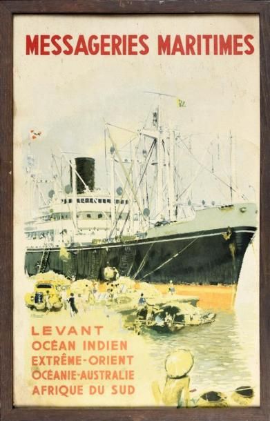 1920 Messageries Maritimes, Levant, Océan...